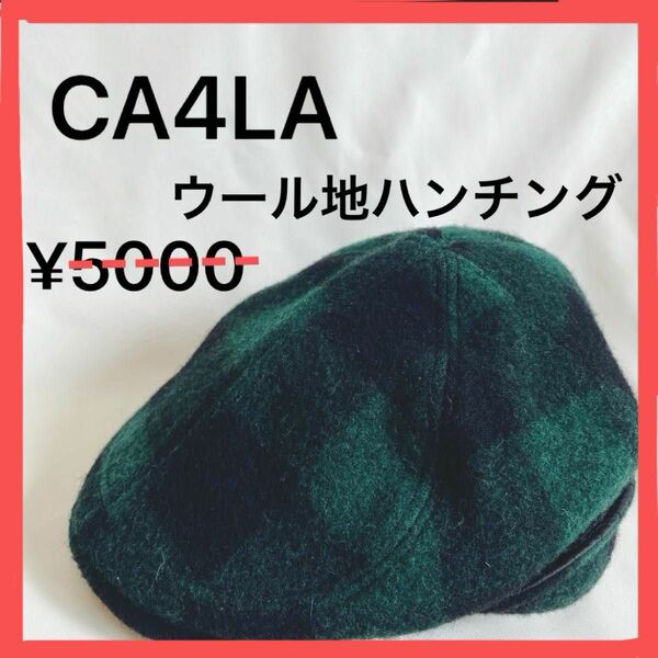 CA4LA◇ウール生地ハンチング　SALE used men's 