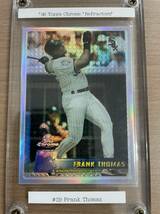 フランク・トーマス　Frank Thomas 1997 Pinnacle Certified 'Mirror Gold'(世界限定30枚)、その他、レアインサートカードをセットで♪_画像2