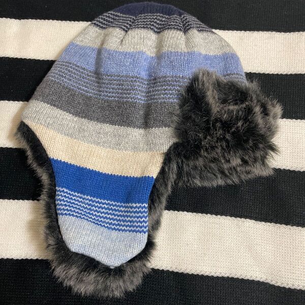 帽子 ニット帽 ニットキャップ 裏フリース アウトドア ギャップ ベビー 新品 48〜50