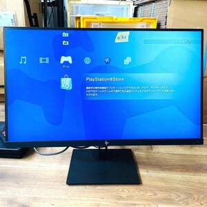 □63【通電OK】 HP Z27n G2 27-inch 27インチ Display IPS 液晶 モニター ディスプレイ ブラック 黒 2,560×1,440 3辺狭額縁ベゼル 非光沢