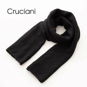 ■Cruciani/クルチアーニ まさにとろけるような肌触り 195cm 極厚カシミヤ100％ ロングマフラー12万7500円 全国送料無料■3884