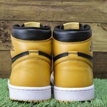 NIKE AIR JORDAN 1 RETRO HIGH OG ナイキ エアジョーダン 1 レトロ ハイ オリジナル ポレン/ホワイト/ブラック 555088-701 26.5cm_画像7