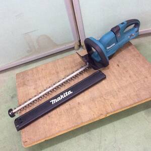 【RH-7805】中古品 makita マキタ 36v (18v + 18v) 550mm 充電式 ヘッジトリマ MUH551D 充電器 バッテリー2個セット