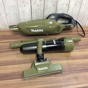 【RH-7854】中古美品 makita マキタ 40V 充電式クリーナー CL001G 本体＋サイクロンアタッチメント