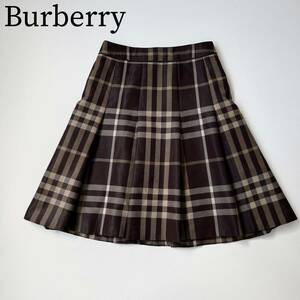 BURBERRY LONDON Burberry London flair юбка box юбка в складку noba проверка Burberry проверка женский 