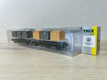 【新品未使用】TRIX 24161 コンテナ貨車 Type Laabs Container Transport Car, VW_画像1