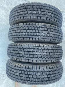 145 80R12 80/78NLT Bridgestone W300新品タイヤスチルホイールセット