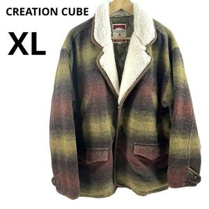 CREATION CUBE クリエーションキューブ オンブレ ウールジャケット