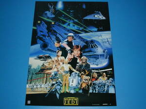 ◆【映画】【スターウオーズ】/告知【ポスター：B2【当時物・新品】