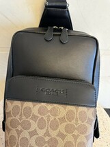 新作 コーチ COACH バッグ メンズ ショルダーバッグ 斜めかけバッグ C5332 ボディバッグ メンズ ゴッサムバッグ アウトレットレット品_画像3