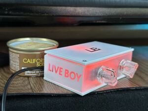 【LIVE BOY】【ブラッドオレンジ】【AUXタイプ】リバーブユニット バイブラソニック ローライダー USDM JDM インパラ キャデラック 