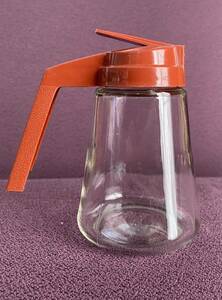 Gemco USAgemko syrup creamer dispenser Old Pyrex 