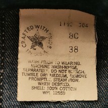 【良品】80年代 USA製 Carhartt カーハート デニム ミシガンチョアコート 星型ロゴ 38メンズM ヴィンテージ ビンテージ レア 希少_画像7