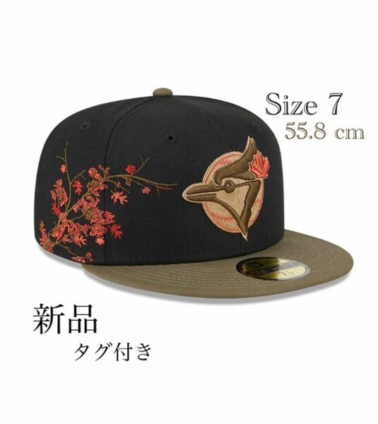 ニューエラ 59FIFTY キャップ 帽子 RusticFallトロント ブルージェイズ ブラック