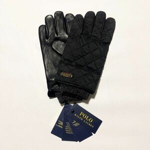 POLO RALPH LAUREN/Sheep Leather Gloves/Lambswool/Quilting Nylon/Touch Screen/3M Thinsulate/ポロラルフローレン/手袋/スマホ対応