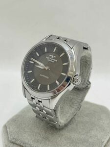 KT0115 TECHNOS/テクノス Solazelle SAPPHIRE サファイア ソーラー メンズ 腕時計 T5 動作品