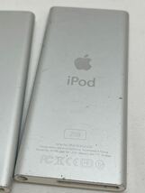 KT0115 Apple/アップル iPod nano A1446/A1199×2 3台まとめて セット ホワイト シルバー ジャンク含む_画像5