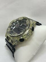 KT0112 CASIO/カシオ G-SHOCK Gショック GA-700SK スケルトン クリア デジアナ アナデジ 腕時計 動作品_画像4