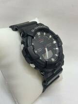 KT0112 CASIO/カシオ G-SHOCK Gショック GA-800 5535 デジアナ アナデジ ブラック 腕時計_画像4