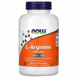 NOW Foods L- arginine 500mg [250 Capsule ]