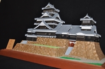 1/150　木製建築模型　熊本城　組み付け完成品_画像1