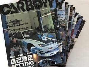 即決　CAR BOY カーボーイ 2005（1月～12月号）12冊セット 1ZZ-FEチューニング大作戦/Gr.Aエンジン/鯉沼2T-Gターボ計画/180SX/SILVIA　ほか