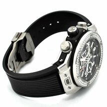 Zetton【SALE】ウブロ　HUBLOT　ビッグバン ウニコ チタニウム ダイヤベゼル　411.NX.1170.RX.1104　45mm　チタン　定価3,487,000円_画像5