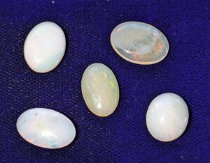 オパール 裸石 ルース opal 宝石 ジュエリー jewelry ナチュラル natural 中古◆5個まとめて