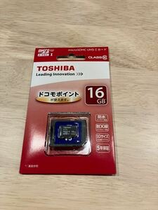 新品未使用　東芝マイクロSDカード 16GB