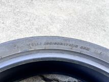 【中古】ダンロップ　SPORTMAX α-13 SP Hレンジ110/70R17 150/60R17 前後セット 17年製造 250cc対応タイヤ JP250 ⑤_画像10