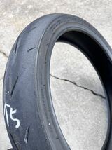 【中古】ダンロップ　SPORTMAX α-13 SP Hレンジ110/70R17 150/60R17 前後セット 17年製造 250cc対応タイヤ JP250 ⑤_画像3