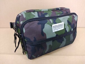  new goods unused free shipping men's lady's Kids body bag belt bag walking bag diagonal .. bag walk bag camouflage pattern 