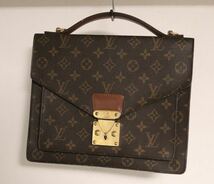 ルイヴィトン/LOUIS VUITTON/モンソー28/モノグラム/M51185/ハンドバッグ/ビジネスバッグ/セカンドバッグ_画像10