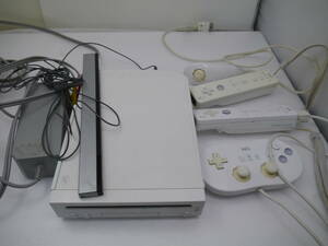 WII body ( defect equipped ) controller game soft game pad necessary thing . for part removing 