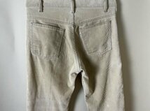 【USA製 希少 雰囲気◎】名作 ビンテージ 70'～80's Levi's リーバイス 519 (519-1555) テーパード コーデュロイ パンツ Ｗ33 TALONジップ_画像4