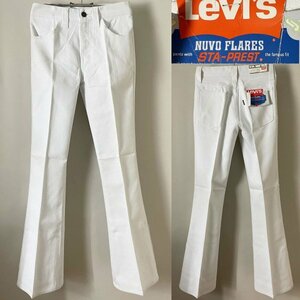 デットストックですが汚れ有 70s 名作 ビンテージ 黒タグ Levi’s リーバイス STA-PREST 646-4451 スタプレ パンツ フレア ランチャー Ｗ27