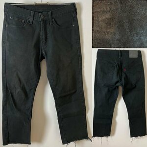 ★【名作モデル 定価12,960円】00s Levi's リーバイス 541 (18181-0019) アスレチックテーパー ストレッチ パンツ ジーンズ W28 ブラック