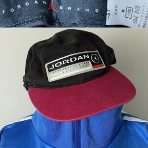 ★【希少 ビンテージ 国内正規品】NIKE ナイキ JORDAN BRAND ジョーダン ブランド ロゴ ベースボール キャップ 帽子 野球帽 フリーサイズ