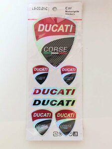 ◆ステッカー◆【ドゥカティ/Ducati】イタリア オートバイ 二輪車 バイク 外車 ツーリング ドレスアップ 検)ランボルギーニ マトリックス