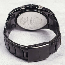 【激レア】SEIKO セイコー WIRED ワイアード DELTA デルタ クロノグラフ 腕時計 AGAV008 電池交換済み シルバーブラック オーバル 動作品_画像7