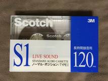 【 送料無料！!・希少な120分！・未開封品！】★Scotch スコッチ◇LIVE SOUND・S1 120◇長時間録音用/ノーマル・ポジション★_画像1