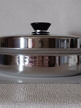 ◇Amway Queen◇アムウェイクイーン　大フライパン◇MULTI-PLY-1 18-8 STAINLESS STEEL MADE IN USA_画像2