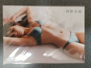 生写真　西野未姫　　　別冊SPA!旬撮GIRL vol.11