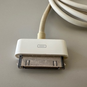 Apple アップル 純正 iPhone 4 充電ケーブル Dockコネクタ to USB-A SIMピン ロゴシールの画像3