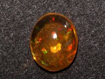 未使用デッドストック 天然メキシコオパール ルース　0.875 ct、ケース入り_画像1