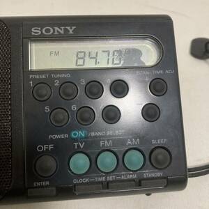 SONY FM/AMコンパクトラジオ ICF-M300V 　