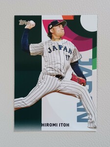 MLB 2023 TOPPS JAPAN EDITION 伊藤 大海 WBC 日本代表 インサート WBC-10