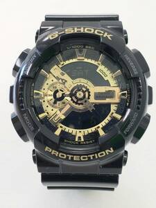 腕時計 CASIO カシオ G-SHOCK GA-110GB/ブラック×ゴールドカラー/稼働中/中古品◆4278