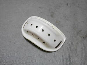 60'S #1 stamp have BUCO original white Vintage chin cup chin guard chin pad bko genuine article RIOT POLICEla Io to Police half helmet 