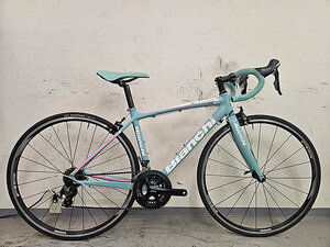 ■ 1円スタート売切り! ■ BIANCHI VIA NIRONE7 DAMA BIANCA 105 2016 size:46 155-165cm ビアンキ ヴィアニローネ ロードバイク 22段変速